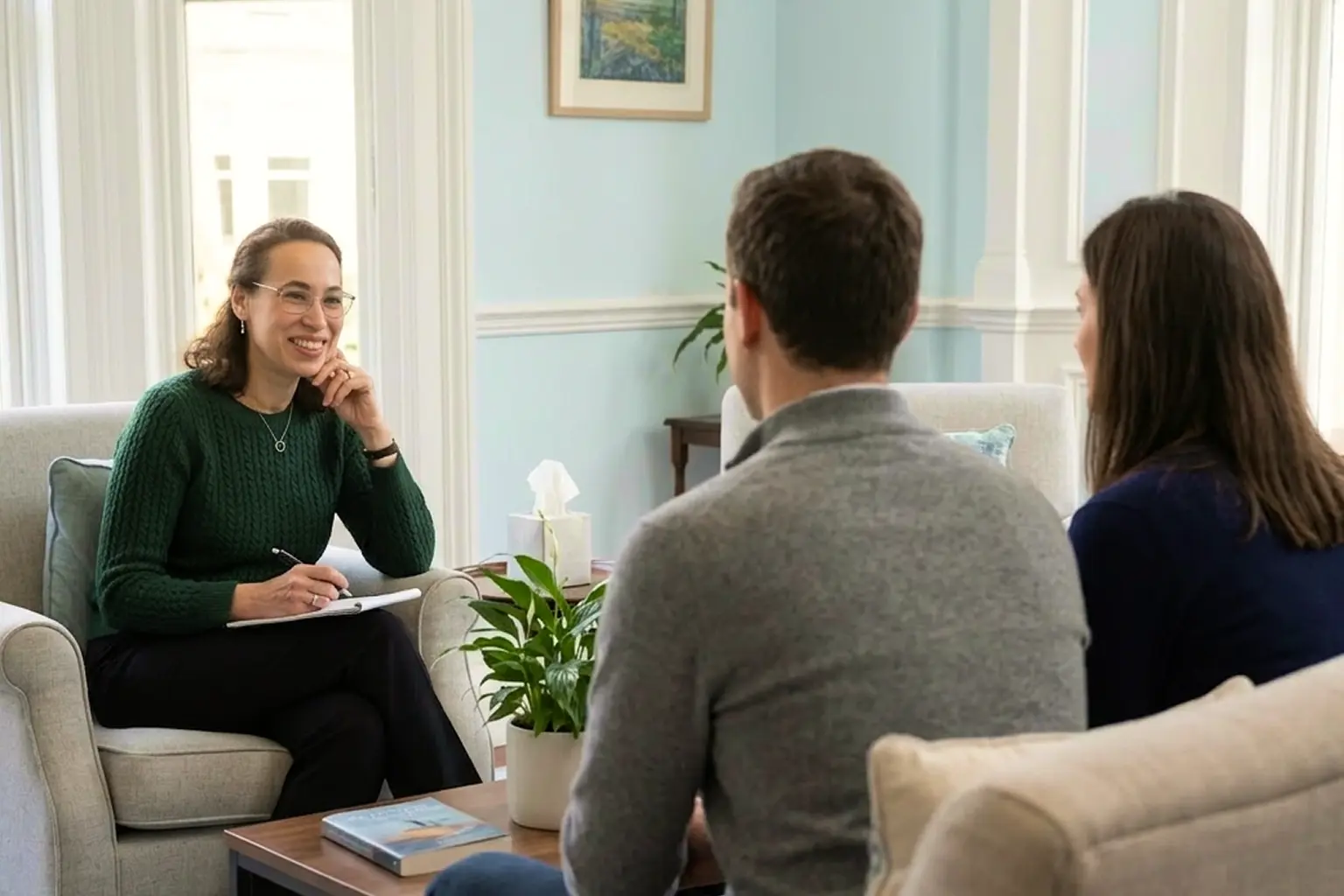 Couples therapy session at Harley Street London - relationship counselling
