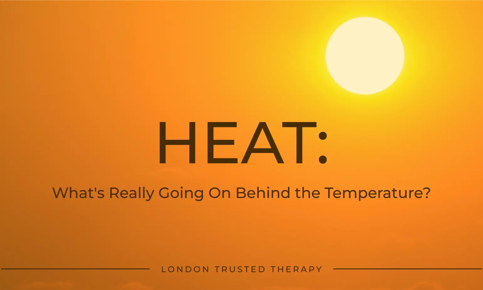 heat and mental health